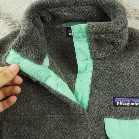 Patagonia Re-Tool Snap-T Fleece Pullover Sweater Womens Extra Small Pull Over - Picture 4 of 12
